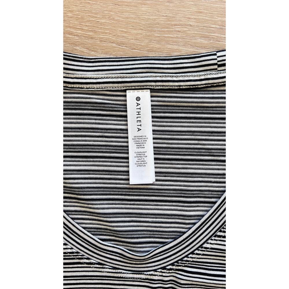 Athleta Cloudlight Long Sleeve Striped Top - Size XS - Picture 4 of 4